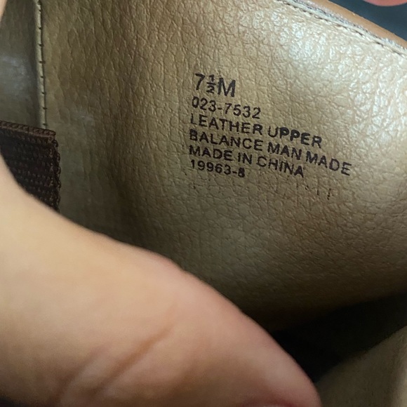 Vintage Tan Biege Heeled Cowboy Boots Women's 7.5 - Picture 6 of 9